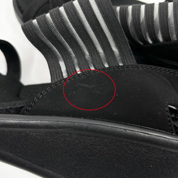 Skechers Rumblers Solar Burst Wedge Sandals 9.5 Memory Foam Slingback Mesh Heel - Picture 5 of 9